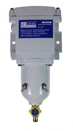 Separ SWK-5 m/metallhus og vannalarmkontakter.