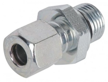 M16 Unionskropp inn/ut fra filterhus til 8 mm. rør.